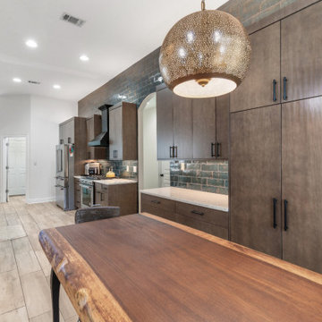 Stunning Contemporary Kitchen Remodel With New Cabinets