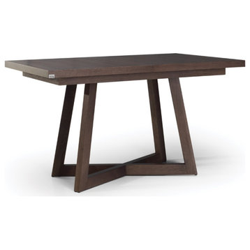 PARISH Wood Top Dinning Table with extension, Wood