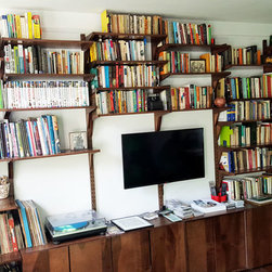 Sahar Walnut Bookcase - Bookcases