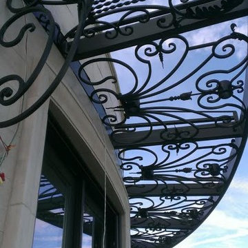 Hand Forged Iron Awnings