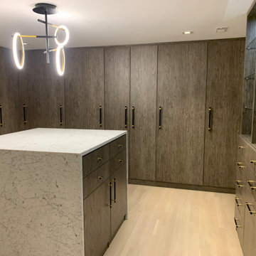 Walk-In Luxury: Designing and Building Brown Wood Closets