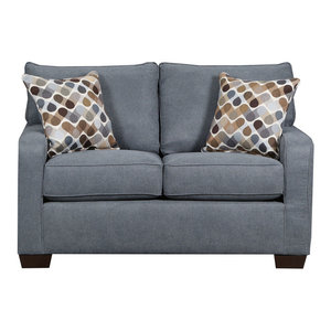 Lane Home Furnishings Mia Denim Sofa Transitional Sofas By