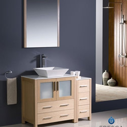 Fresca Torino 42'' Modern Bathroom Vanity Side Cabinet FVN62-3012LO-VSL - Bath Products