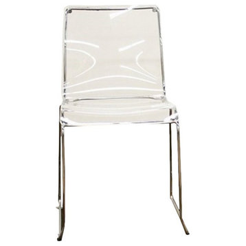 Lino Dining Chair in Clear (Set of 2)