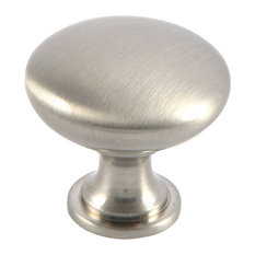 Stone Mill Hardware Satin Nickel Round Cabinet Knob