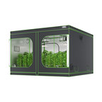 VEVOR Grow Tent 120 x 120 x 80in Indoor Growing Tent Hydroponic Window Door Tray