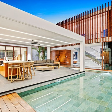 Water House by Chris Clout Design. Constructed by David Radic Prestige Homes