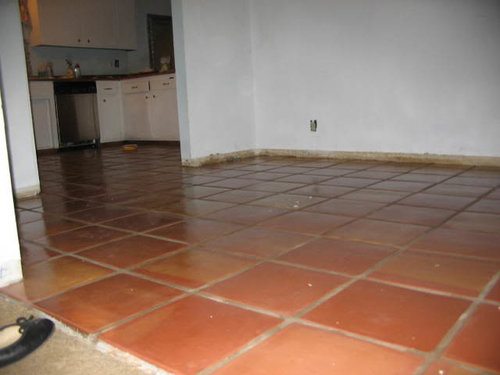 With Saltillo Tile Flooring, Paint Saltillo Tile Floors