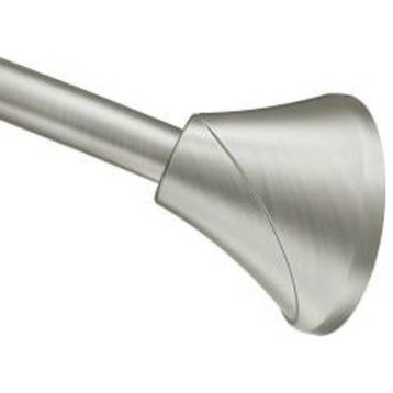 Moen CSR2172 57" - 60" Adjustable Tension Curved Shower Rod - Brushed Nickel