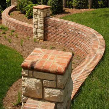 Old Georgian Tudor Brick & Cumberland Savannah Stone Home - Tennesseev