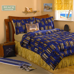 Surfboard Beddimg - Bed Pillows