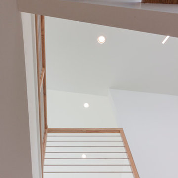 Project #48 | Contemporary Staircase with Warm Tones