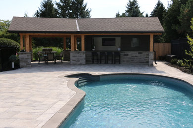 This is an example of a landscaping in Toronto.