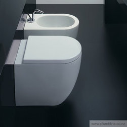 Catalano Sfera 52 Floor Mount Toilet with Standard Soft Close Seat by Plumbline - Toilets