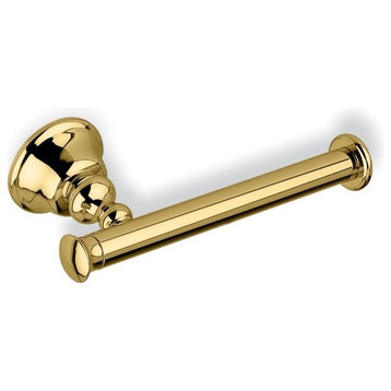 Brass Toilet Roll Holder, Gold