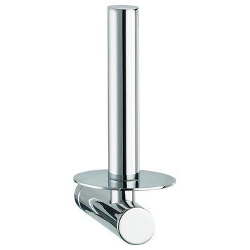 Waldorf Polished Stainless Steel Vertical Toilet Paper Holder