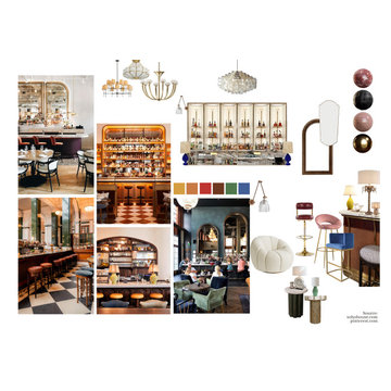 Projet Moodboard Restaurant-Bar