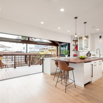 A Floor-to-Ceiling Renovation: From Tall Ceilings to Folding Window Doors