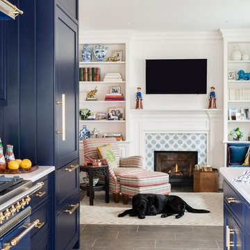 Colorful CT Kitchen, Trellis Home Design