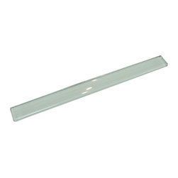 1x12 Glossy Soft White Subway Glass Mosaic Tiles - Home Accessories & Decor
