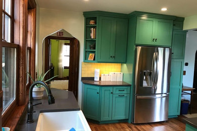 Home design - craftsman home design idea in Omaha