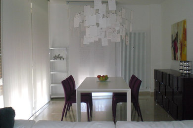Design ideas for a contemporary dining room in Other.