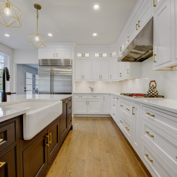 Brighton Beaded Inset Island Kitchen by Chris