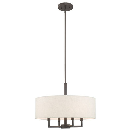 Livex Lighting 42604-92 Meridian - Four Light Chandelier