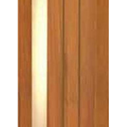 Single Door, Modern Grooved Panel with Insulated Matte Glass - Front Doors