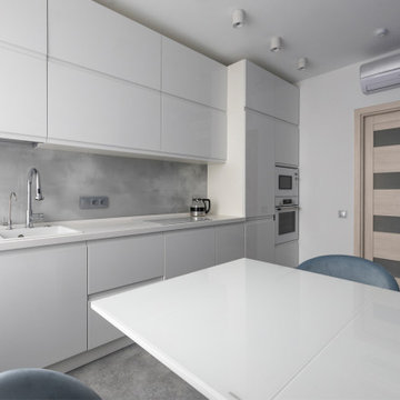 "Всплески жизни". Дизайн 3-х комнатной квартиры в современном стиле.