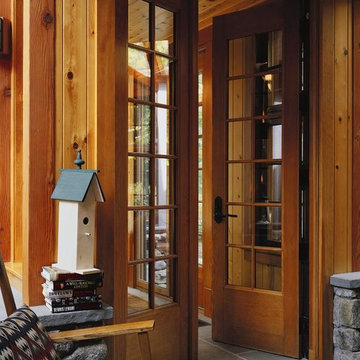 Pella® Architect Series® hinged patio doors open up to beautiful possibilities