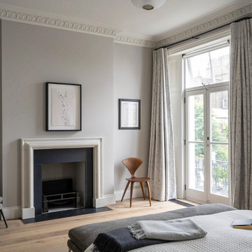 Bedroom in a Notting Hill Town House