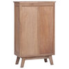 vidaXL Sideboard Side Cabinet with 3 Shelves and 3 Drawers Solid Teak Wood