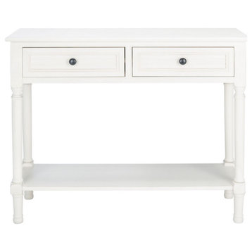 Piper 2 Drawer Console Table Distressed White