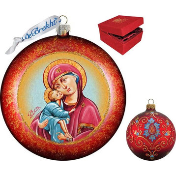Mary And Jesus Medal Ornament