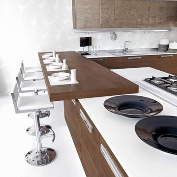 Modern Italian Custom Made Kitchens by LUBE