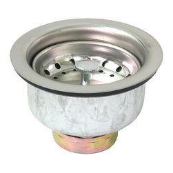 Everflow Supplies (EVEXY) - Everflow 20.75 Stainless Steel Sink Strainer With Stainless Steel Basket - Kitchen Fixture Parts