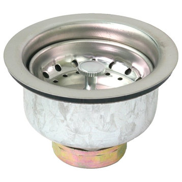 Everflow 20.75 Stainless Steel Sink Strainer With Stainless Steel Basket