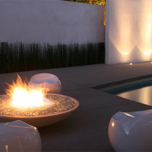 outdoor fireplace