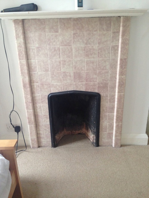 Unused fireplace Houzz UK