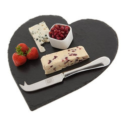 Just Slate Cheese Board - Heart - Serving Dishes & Platters