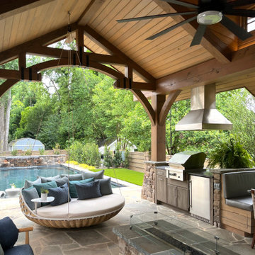 Heavy Timber Pool House