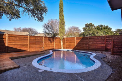 Traditional pool in Dallas.