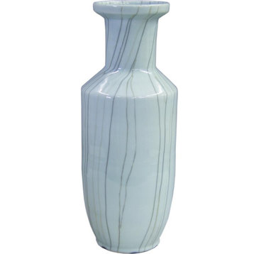 Vase BaoZi Colors May Vary Crackled Celadon Crackle Green Variable