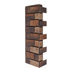 176-33-NEW YORK BRICK CORNER - 33"H X 8"W X 3/4"D - Wall Panels