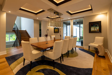 Trendy dining room photo in Indianapolis