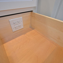 electrical outlet in drawer
