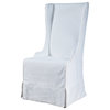Atlantic Beach Wing Dining Chair, Sunbleached White