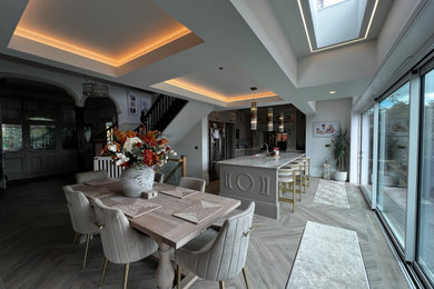 This is an example of a traditional dining room in Other.