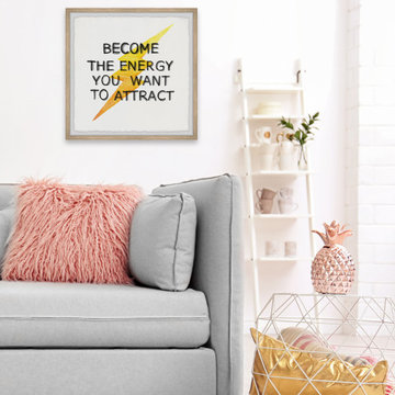 "Become the Energy IV" Framed Painting Print